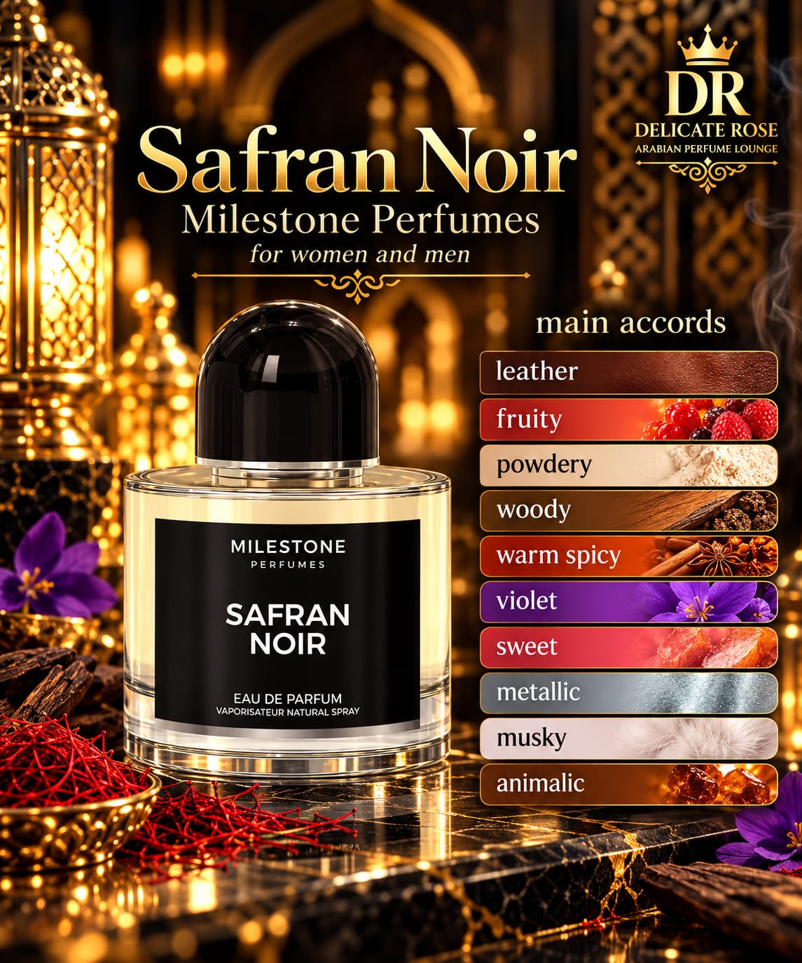 Safran Noir - Milestone Perfumes