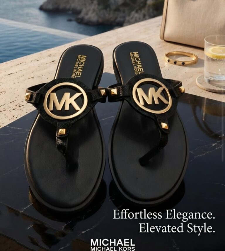Micheal Kors black open toe sandals size 6