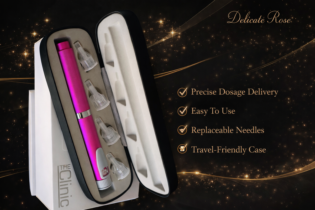 The Clinic Reusable pink pen