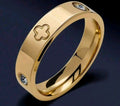 Stainless Steel Gold Size 8 And 9