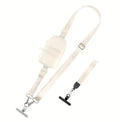 Off white phone lanyard+ multi style with small bag