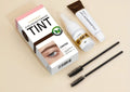 Eyelash and eyebrow tint coffee