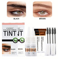 Eyelash and brow tint black