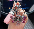 Pink Bumblebee keychain