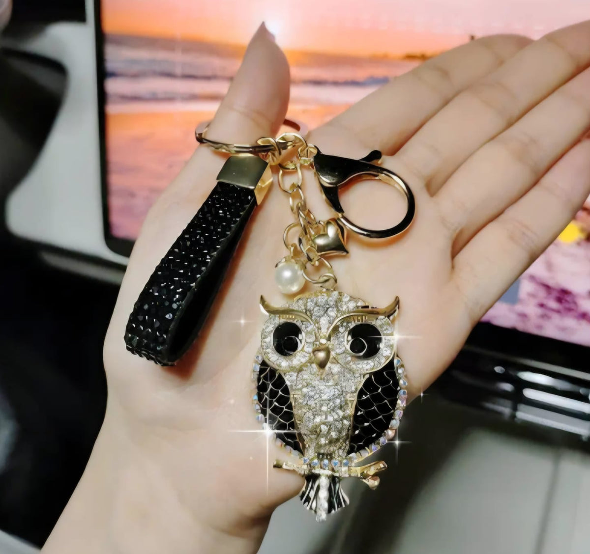 Black and Gold keychain