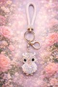 White Owl keychain