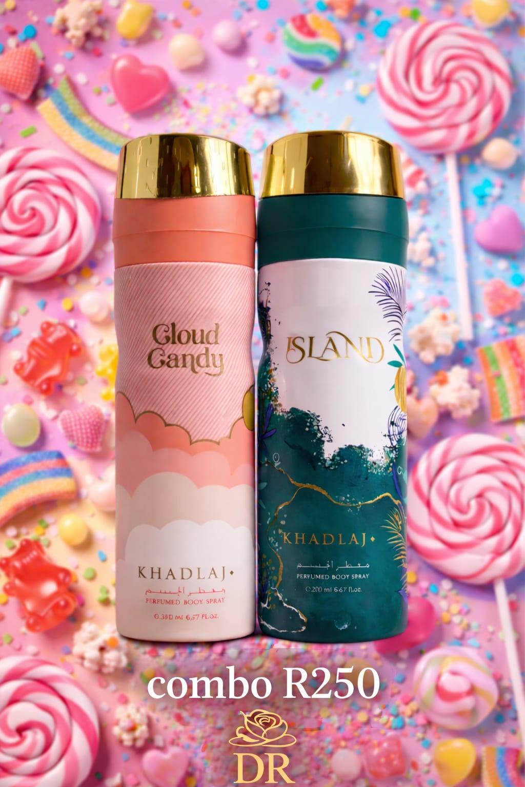 Khadlaj Body Spray Combo Gift Set