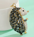 Hedgehog sparkling rhinestone keychain