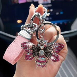 Pink Bumblebee keychain