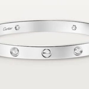 Cartiere silver bracelet with stone