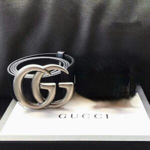 Gucci silver G belt