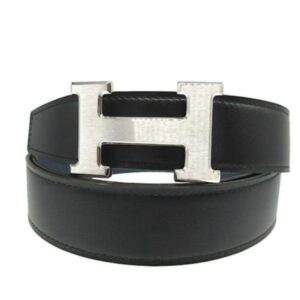 Hermes silver H belt