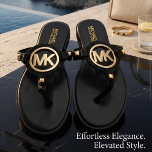 Micheal Kors black open toe sandals size 6