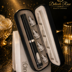 The Clinic Black reusable pen case with needles
